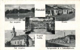 Mándok, Kastély, gyógyszertár; Klein Ármin kiadása