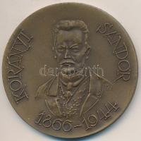 Kiss Nagy András (1930-1997) DN "Korányi Sándor" Br emlékérem ÁPV plasztiktokban ismertető...