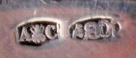 Ezüst szalvétagyűrű, Ag., 30,9gr., A- M monogrammal,jelzett,  6x2cm/ Silver napkin ring, Ag. 30,9gr....