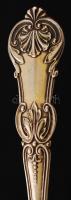 Aranyozott ezüst kiskanál, Ag., 19gr., jelzett,14cm/ Gold-plated silver spoon, Ag. 19gr., marked, 14...