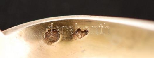Aranyozott ezüst kiskanál, Ag., 19gr., jelzett,14cm/ Gold-plated silver spoon, Ag. 19gr., marked, 14...