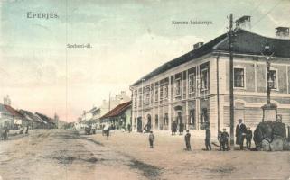 Eperjes, Korona kaszárnya, Szebeni út / military barracks