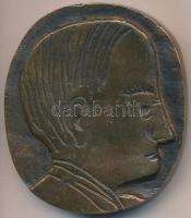 1989. "Kőrösi Csoma Sándor - Buddhológiai Intézet Budapest 1981" Br plakett. Szign.: P.I. (70,5x60,5mm) T:2