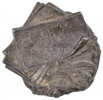 Csíkszentmihályi Róbert (1940-) 1975. "PRO VRBE SZEGED / SEGEDIN" kétoldalas fém plakett (...