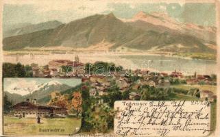 1898 Tegernsee, Bauer in der An, litho (EK)