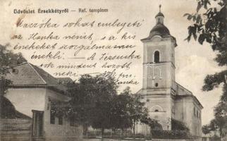 Érsekkéty, Kéty, Ket; Református templom / church (Rb)