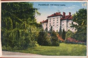 Parádfürdő, képeslapfüzet 9 db megíratlan képeslappal a szállókról, villákról