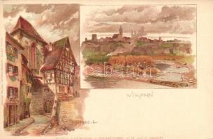 Bad Wimpfen, Freytag's Künstlerblatter in Postkartenform No. 23. litho s: P. Schmohl (EK)