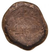 Ligeti Erika (1934-) DN "Szél" egyoldalas Br plakett (~67,5-75mm) T:2