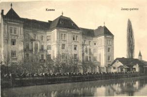 Kassa, Kosice; Jeney-palota, leporelló képeslapfüzetből kivágva / palace, cut from a leporello postcard booklet