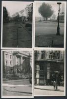 12 db különféle 1956-os fotó a budapesti(?) eseményekről, különböző méretben