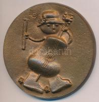 Ligeti Erika (1934-) DN "Csellista" egyoldalas Br érem (65mm) T:2