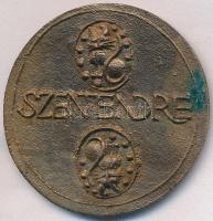 Ligeti Erika (1934-) DN "Szentendre" kétoldalas Br érem (40mm) T:2