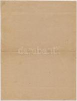 1921. "Budapesti Tüzifavásárlási Igazolvány" teljes fajegy  szelvényívvel T:III