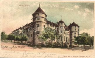 1899 Stuttgart, Altes Schloss / old castle (Rb)