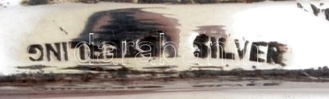 Ezüst likőrös pohár, jelzett, Ag., 31,9gr, 9cm/Silver glasses of liquor, marked, Ag. 31,9gr, 9cm