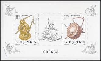 Europa CEPT, musical instruments stamp-booklet Europa CEPT, hangszerek bélyegfüzet