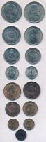 Jordánia 1949-1974. 1f-1/4D (15xklf) T:1,1- kis patina
Jordan 1949-1974. 1 Fil - 1/4 Dinar (15xdiff...