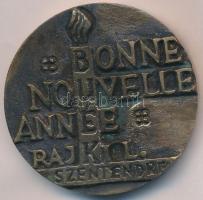 Rajki László (1939-) 1998. "Bonne Nouvelle Année (Boldog új évet) Szentendre" kétoldalas B...