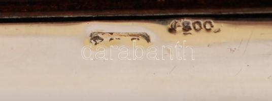 Ezüst fényképtartók, az egyik jelzett, Ag.,br.: 193gr,2db, 11x11cm, 15x10cm/ Silver photo holders, o...