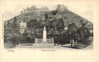 Sümeg, Kisfaludy szobor, vár, kiadja Horvát Gábor