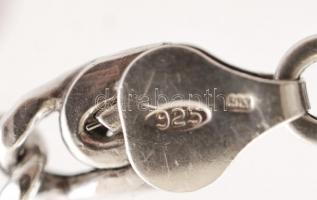 Ezüst "csiga"karlánc, jelzett, Ag.,9,1gr, 20,5cm/Silver "snail" bracelet, marked...