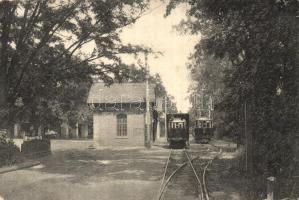 Palicsfürdő, Palic; Villanyvasút végállomás / tram final stop (EK)