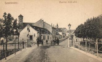 Szentendre, Dumtsa Jenő utca / 7 db régi használatlan képeslap, két különböző kiadás, 6 db ugyanolyan a Hangya Szövetkezet 1918-as kiadásából