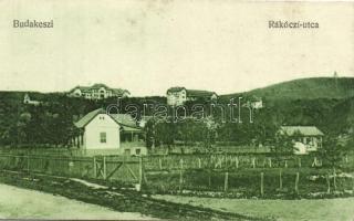 Budakeszi, 6 db régi városképes képeslap, vegyes minőség