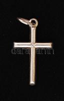 Ezüst feszület, jelzett, Ag., 1,1gr/ Silver crucifix, marked, Ag. 1,1gr