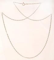 Ezüst wales nyaklánc, jelzett, Ag., 5,3gr, 63,5cm /Silver necklace Wales, marked, Ag. 5,3gr, 63,5cm