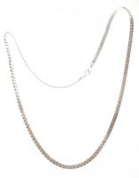 Ezüst "pikkelyes" nyaklánc, jelzett, Ag., 12,7gr, 50cm /Silver "flaky" necklace, marked, Ag. 12,7gr 50cm