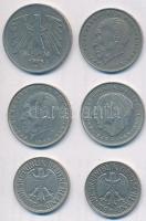 NSZK 1966F 1M + 1973F 1M + 1971G 2M + 1973D 2M + 1973J 2M + 1975D 5M T:2,2-
FRG 1966F 1 Mark + 1973...