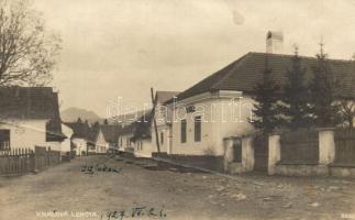 1922 Királylehota, Králová Lehota; utca, photo (fa)