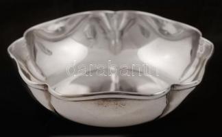 Ezüst olasz tálka, jelzett, Ag., 43,7gr, d:10cm /Silver bowls, marked, Ag, 43,7gr, d. 10cm