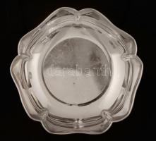 Ezüst olasz tálka, jelzett, Ag., 43,7gr, d:10cm /Silver bowls, marked, Ag, 43,7gr, d. 10cm