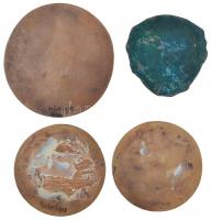 4db-os Br plakett tétel 76mm, 77,5mm, 91,5mm és 67mm-es méretben T:2