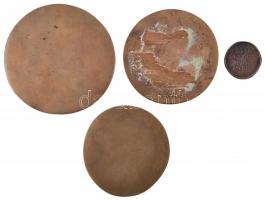 5db-os Br érem és plakett tétel, mind jelzett! (31mm, 71,5mm, 77mm, 88,5mm és 61x100mm) T:2,2-