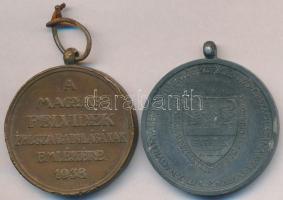 1938. "Felvidéki Emlékérem - II. Rákóczi Ferenc" Br emlékérem mellszalag nélkül + 1940. &q...