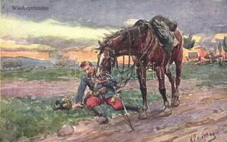 Wiedergefunden / WWI Hungarian hussar, B.K.W.I. 933-1. s: K. Feiertag (EK)