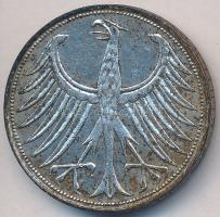 NSZK 1968J 5M Ag T:2,2- patina
FRG 1968J 5 Mark Ag C:XF,VF patina