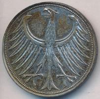 NSZK 1951D 5M Ag T:2,2- patina
FRG 1951D 5 Mark Ag C:XF,VF patina