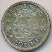 Bissau-Guinea 1952. 20Esc Ag T:2- Guinea-Bissau 1952. 20 Escudos Ag C:VF