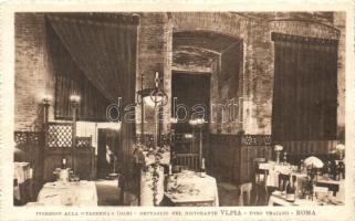 Rome, Roma; Restaurant Vlpia / Ulpia, interior