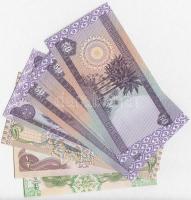 Irak 1/4D-50D 12db-os bankjegy tétel T:I,I-
Iraq 1/4 Dinar - 50 Dinars 12pcs of banknotes C:UNC,AU