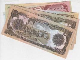 Afganisztán 2A-1000A 21db-os bankjegy tétel T:I,I-
Afghanistan 2 Afghanis - 1000 Afghanis 21pcs of ...