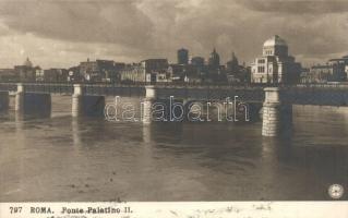 Rome, Roma; Ponte Palatino II / palace bridge, synagogue (fl)