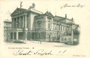 1898 Praha, Prag; New German theatre