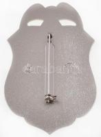 Amerikai Egyesült Államok DN "Montana-Sweetgrass Motoros Járőr" rendőrségi jelvény ezüstöz...