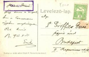 Budapest III. az Állami Főgimnázium bérháza, Eichler(?) I. papírkereskedése